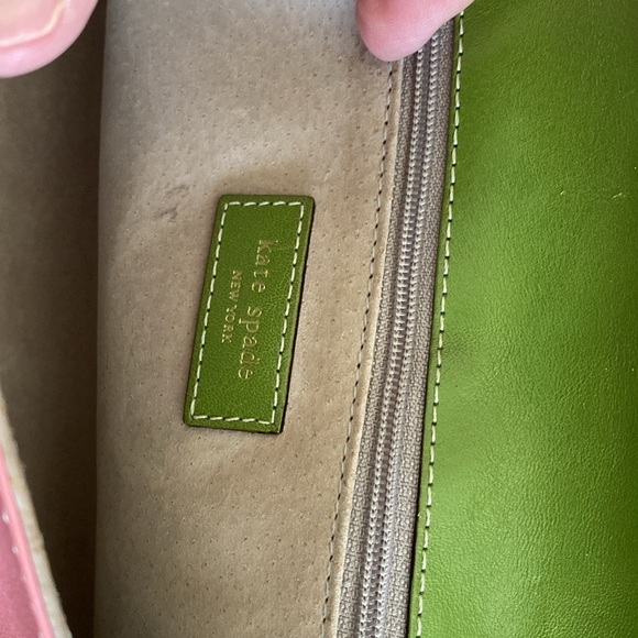Kate Spade Susanna with Adjustable Straps Katy Bag Pink and Green - Picture 11 of 14